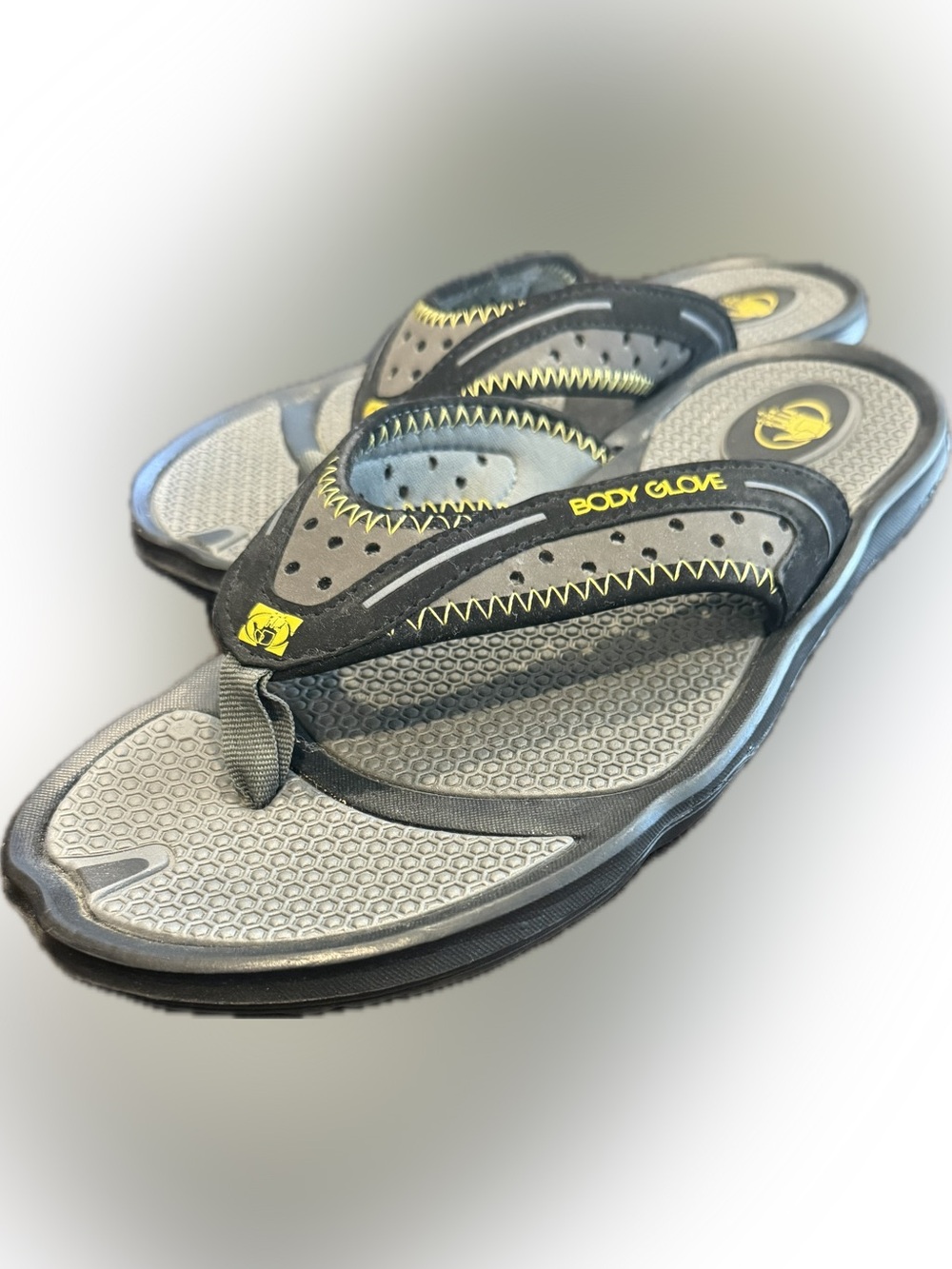 Body Glove Kona Men's Flip Flop Sandals~Black~Beach/Water/Casual/Outdoor~Sz 11